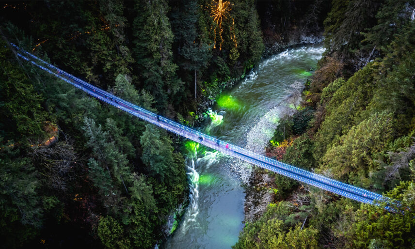 Capilano Suspension Bridge at Canyon Lights