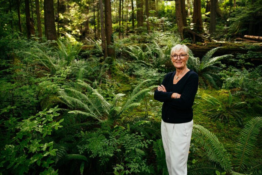 Owner and CEO of Capilano Suspension Bridge Park stands confidently, symbolizing leadership and stewardship of the iconic natural attraction