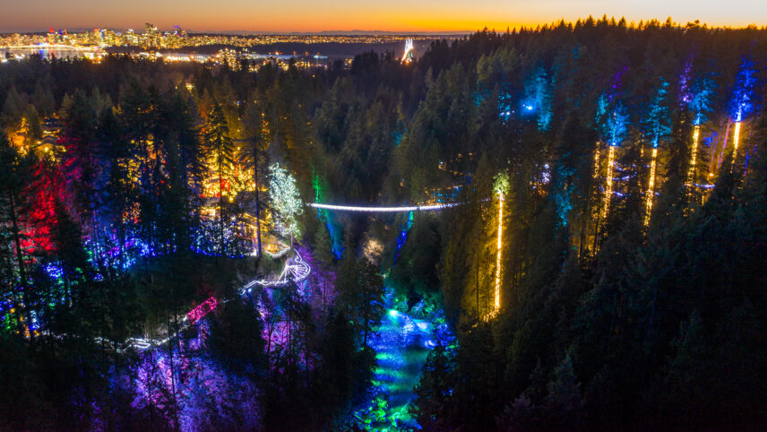 Canyon Lights event at Capilano Suspension Bridge Park